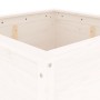 Jardinera madera maciza de pino blanco 82,5x82,5x78 cm de vidaXL, Maceteros y jardineras - Ref: Foro24-825304, Precio: 158,72...