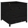 Jardinera madera maciza de pino negro 82,5x82,5x78 cm de vidaXL, Maceteros y jardineras - Ref: Foro24-825307, Precio: 155,74 ...