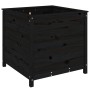 Jardinera madera maciza de pino negro 82,5x82,5x78 cm de vidaXL, Maceteros y jardineras - Ref: Foro24-825307, Precio: 158,04 ...