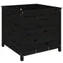 Jardinera madera maciza de pino negro 82,5x82,5x78 cm de vidaXL, Maceteros y jardineras - Ref: Foro24-825307, Precio: 155,74 ...