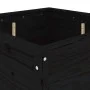 Jardinera madera maciza de pino negro 82,5x82,5x78 cm de vidaXL, Maceteros y jardineras - Ref: Foro24-825307, Precio: 155,74 ...