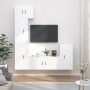 Set de muebles para TV 5 piezas madera contrachapada blanco en Muebles TV | Comprar online en Foru.es