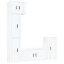 Set de muebles para TV 5 piezas madera contrachapada blanco en Muebles TV | Comprar online en Foru.es