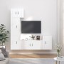 Set de muebles para TV 5 piezas madera contrachapada blanco en Muebles TV | Comprar online en Foru.es