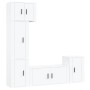 Set de muebles para TV 5 piezas madera contrachapada blanco en Muebles TV | Comprar online en Foru.es