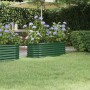 Jardinera arriate acero galvanizado verde 114x40x36 cm en Macetas y jardineras | Comprar online en Foru.es