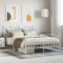 Estructura cama metal cabecero y estribo blanco 140x190 cm de vidaXL, Camas y somieres - Ref: Foro24-353506, Precio: 139,97 €...