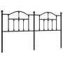Kopfteil aus schwarzem Metall, 160 cm von vidaXL, Kopf- und Fußteile - Ref: Foro24-353474, Preis: 55,58 €, Rabatt: %