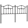 Cabecero de metal negro 180 cm de vidaXL, Cabeceros y pies de cama - Ref: Foro24-353475, Precio: 55,47 €, Descuento: %