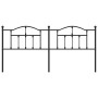 Cabecero de metal negro 193 cm de vidaXL, Cabeceros y pies de cama - Ref: Foro24-353476, Precio: 49,03 €, Descuento: %