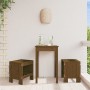 Taburetes de jardín 2 uds madera pino marrón miel 40x36x45 cm de vidaXL, Sillas de jardín - Ref: Foro24-825341, Precio: 75,82...