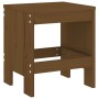 Taburetes de jardín 2 uds madera pino marrón miel 40x36x45 cm de vidaXL, Sillas de jardín - Ref: Foro24-825341, Precio: 75,82...