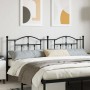 Cabecero de metal negro 200 cm de vidaXL, Cabeceros y pies de cama - Ref: Foro24-353477, Precio: 52,39 €, Descuento: %
