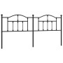 Cabecero de metal negro 200 cm de vidaXL, Cabeceros y pies de cama - Ref: Foro24-353477, Precio: 52,39 €, Descuento: %