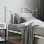 Kopfteil aus weißem Metall, 100 cm von vidaXL, Kopf- und Fußteile - Ref: Foro24-353517, Preis: 31,87 €, Rabatt: %