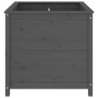 Jardinera madera maciza de pino gris 82,5x82,5x78 cm de vidaXL, Maceteros y jardineras - Ref: Foro24-825305, Precio: 158,85 €...