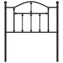 Kopfteil aus schwarzem Metall, 80 cm von vidaXL, Kopf- und Fußteile - Ref: Foro24-353466, Preis: 31,42 €, Rabatt: %