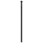 Kopfteil aus schwarzem Metall, 80 cm von vidaXL, Kopf- und Fußteile - Ref: Foro24-353466, Preis: 31,42 €, Rabatt: %