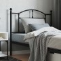 Cabecero de metal negro 100 cm de vidaXL, Cabeceros y pies de cama - Ref: Foro24-353468, Precio: 32,98 €, Descuento: %
