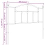 Cabecero de metal negro 100 cm de vidaXL, Cabeceros y pies de cama - Ref: Foro24-353468, Precio: 32,98 €, Descuento: %