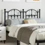 Kopfteil aus schwarzem Metall, 120 cm von vidaXL, Kopf- und Fußteile - Ref: Foro24-353470, Preis: 50,30 €, Rabatt: %