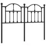 Kopfteil aus schwarzem Metall, 120 cm von vidaXL, Kopf- und Fußteile - Ref: Foro24-353470, Preis: 50,30 €, Rabatt: %