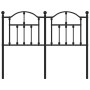 Cabecero de metal negro 120 cm de vidaXL, Cabeceros y pies de cama - Ref: Foro24-353470, Precio: 51,20 €, Descuento: %