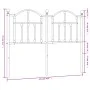 Kopfteil aus schwarzem Metall, 120 cm von vidaXL, Kopf- und Fußteile - Ref: Foro24-353470, Preis: 50,30 €, Rabatt: %
