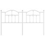 Cabecero de metal blanco 180 cm de vidaXL, Cabeceros y pies de cama - Ref: Foro24-353524, Precio: 50,48 €, Descuento: %