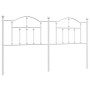 Cabecero de metal blanco 160 cm de vidaXL, Cabeceros y pies de cama - Ref: Foro24-353523, Precio: 50,44 €, Descuento: %