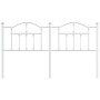 Cabecero de metal blanco 160 cm de vidaXL, Cabeceros y pies de cama - Ref: Foro24-353523, Precio: 50,44 €, Descuento: %