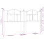 Cabecero de metal blanco 160 cm de vidaXL, Cabeceros y pies de cama - Ref: Foro24-353523, Precio: 50,44 €, Descuento: %