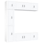 Set de muebles para TV 7 piezas madera contrachapada blanco en Muebles TV | Comprar online en Foru.es