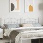 Cabecero de metal blanco 200 cm de vidaXL, Cabeceros y pies de cama - Ref: Foro24-353526, Precio: 52,14 €, Descuento: %