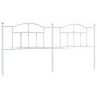 Cabecero de metal blanco 200 cm de vidaXL, Cabeceros y pies de cama - Ref: Foro24-353526, Precio: 52,14 €, Descuento: %