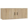 Set de muebles para TV 6 pzas madera contrachapada roble sonoma en Muebles TV | Comprar online en Foru.es