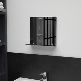 Espejo de pared con estante de vidrio templado 30x30 cm de vidaXL, Espejos - Ref: Foro24-249434, Precio: 19,53 €, Descuento: %