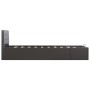 Cama canapé hidráulica cuero sintético gris 90x200 cm de vidaXL, Camas y somieres - Ref: Foro24-285522, Precio: 267,16 €, Des...