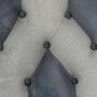 Mecedora de cuero auténtico y lona gris de vidaXL, Mecedoras - Ref: Foro24-339693, Precio: 101,47 €, Descuento: %