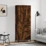 Hohes Sideboard aus geräuchertem Eichensperrholz, 69,5 x 34 x 180 cm von vidaXL, Sideboards - Ref: Foro24-3199822, Preis: 168...