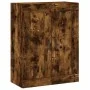 Aparador alto madera contrachapada roble ahumado 69,5x34x180 cm de vidaXL, Aparadores - Ref: Foro24-3199822, Precio: 168,32 €...