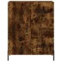 Aparador alto madera contrachapada roble ahumado 69,5x34x180 cm de vidaXL, Aparadores - Ref: Foro24-3199822, Precio: 168,32 €...