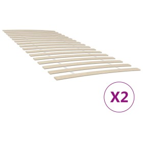 Somieres de láminas con 34 lamas 2 unidades 90x200 cm de vidaXL, Camas y somieres - Ref: Foro24-3203721, Precio: 63,23 €, Des...