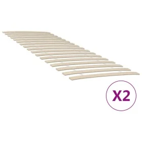 Somieres de láminas con 34 lamas 2 unidades 80x200 cm de vidaXL, Camas y somieres - Ref: Foro24-3203720, Precio: 61,15 €, Des...