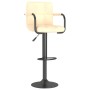 Taburete de cocina de terciopelo crema de vidaXL, Taburetes de cocina - Ref: Foro24-334647, Precio: 72,59 €, Descuento: %