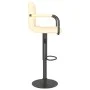 Taburete de cocina de terciopelo crema de vidaXL, Taburetes de cocina - Ref: Foro24-334647, Precio: 71,56 €, Descuento: %