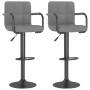 Taburetes de cocina 2 unidades terciopelo gris claro de vidaXL, Taburetes de cocina - Ref: Foro24-334659, Precio: 142,48 €, D...