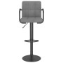 Taburetes de cocina 2 unidades terciopelo gris claro de vidaXL, Taburetes de cocina - Ref: Foro24-334659, Precio: 142,48 €, D...