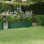Jardinera de acero galvanizado verde 152x40x36cm en Macetas y jardineras | Comprar online en Foru.es