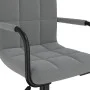 Sillas de comedor giratorias 2 unidades terciopelo gris oscuro de vidaXL, Sillas de comedor - Ref: Foro24-334722, Precio: 128...